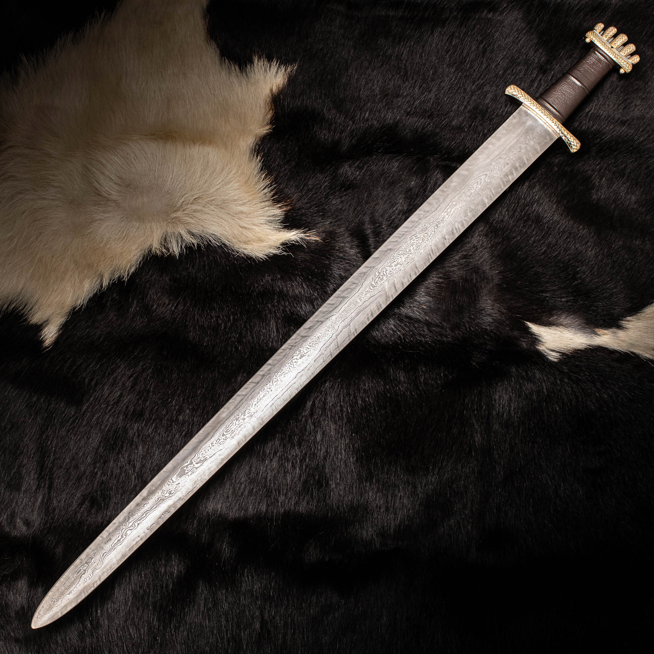Damascus steel Viking sword