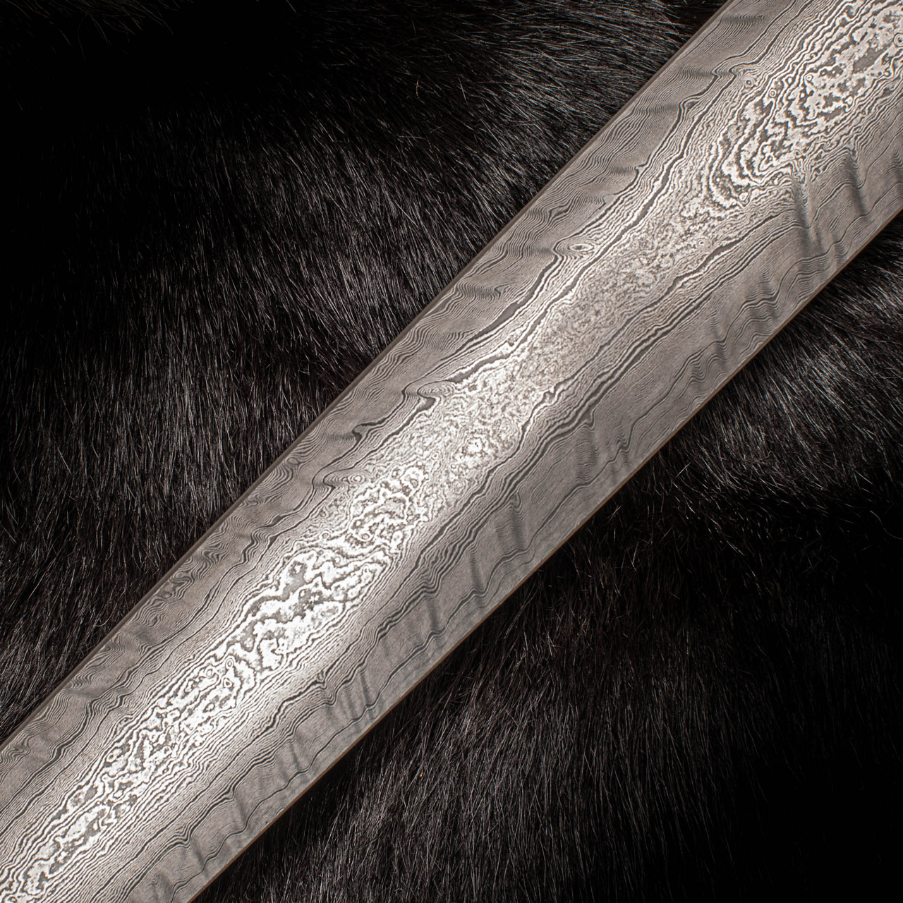 Damascus steel Viking sword - Image 5